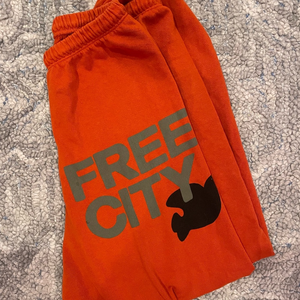 Free City Orange Sweatpants